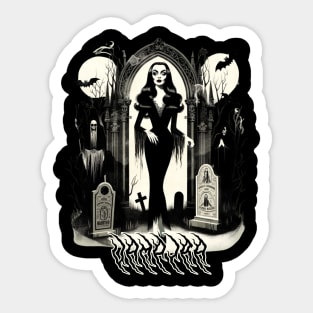 Vampira! Sticker